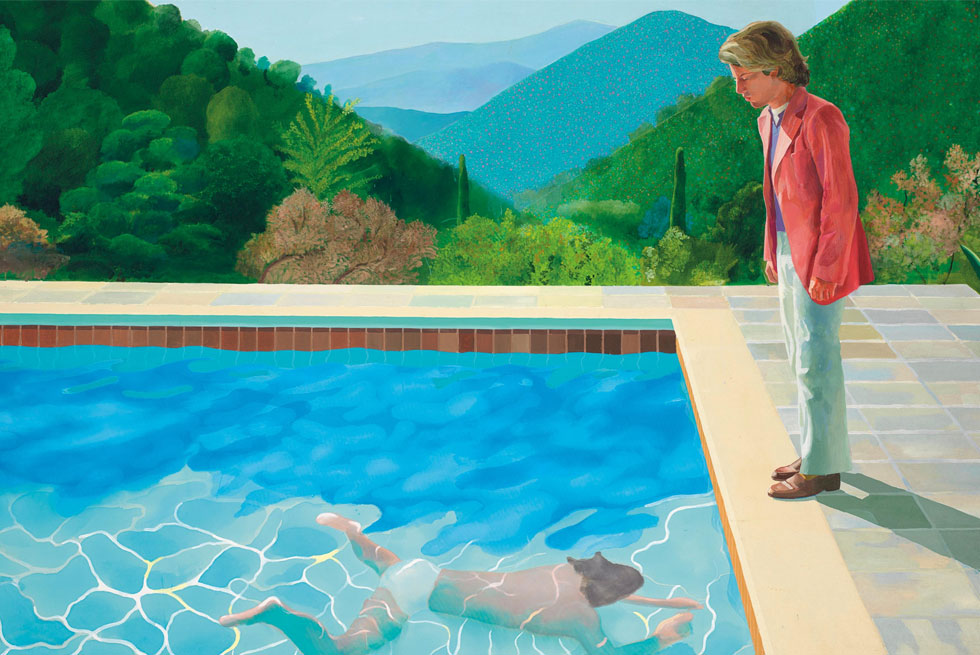 David Hockney - Portrait of an Artist (Pool with Two Figures)
