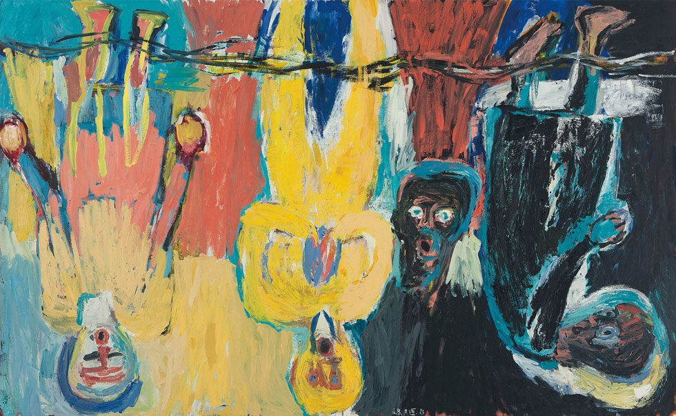 Georg Baselitz - The Brucke Chorus (Der Bruckechor)